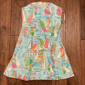 Lilly Pulitzer strapless, fully lined dress